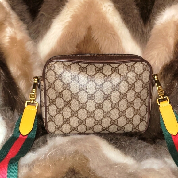 Gucci GG Supreme Canvas Wristlet Neo Vintage Fanny Pack Crossbody Should… - Picture 5 of 15